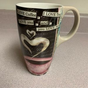 I Love Coffee I Love Tea Mug -Microwave & Dishwasher Safe